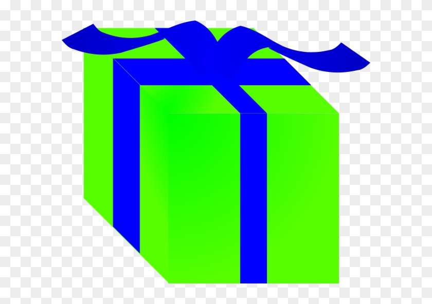 Blue Gift Box Clip Art - Blue Gift Box Clip Art #978996