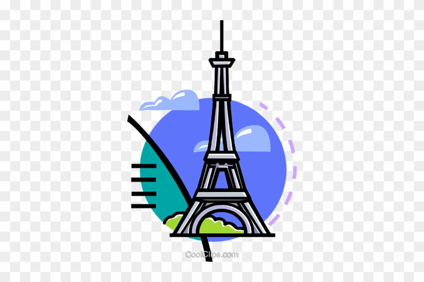 Eiffel Tower Royalty Free Vector Clip Art Illustration - Tower #978998