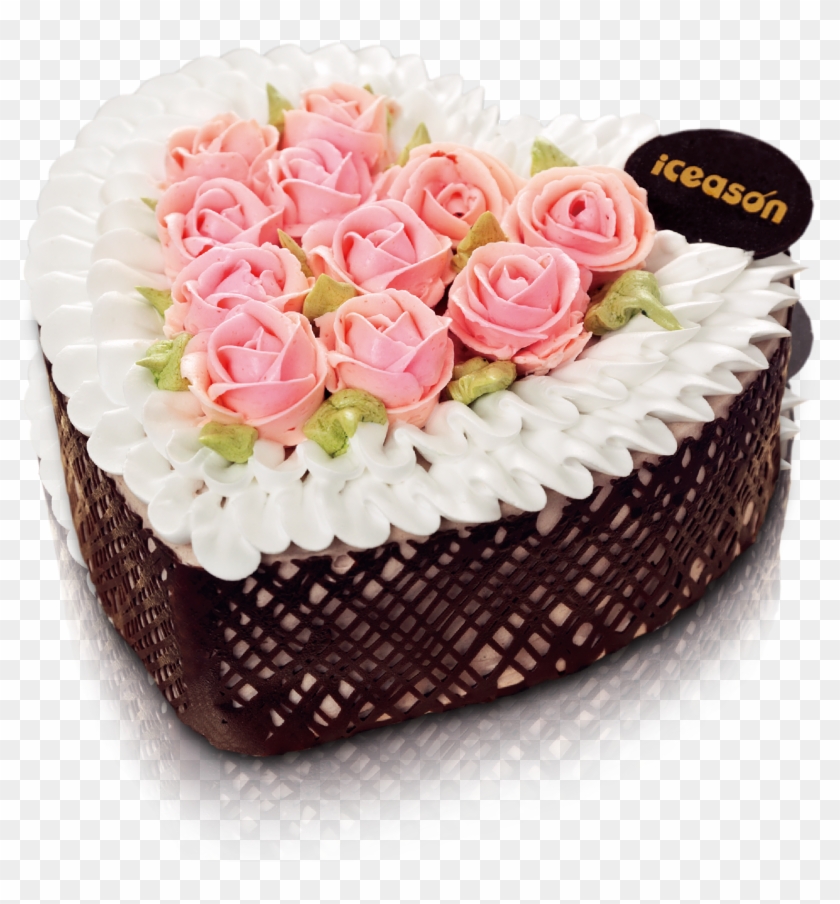 Ice Cream Icing Chocolate Cake Cupcake - Besica 10cm Heart Shaped Mousse Cake Mould, Removable #979064