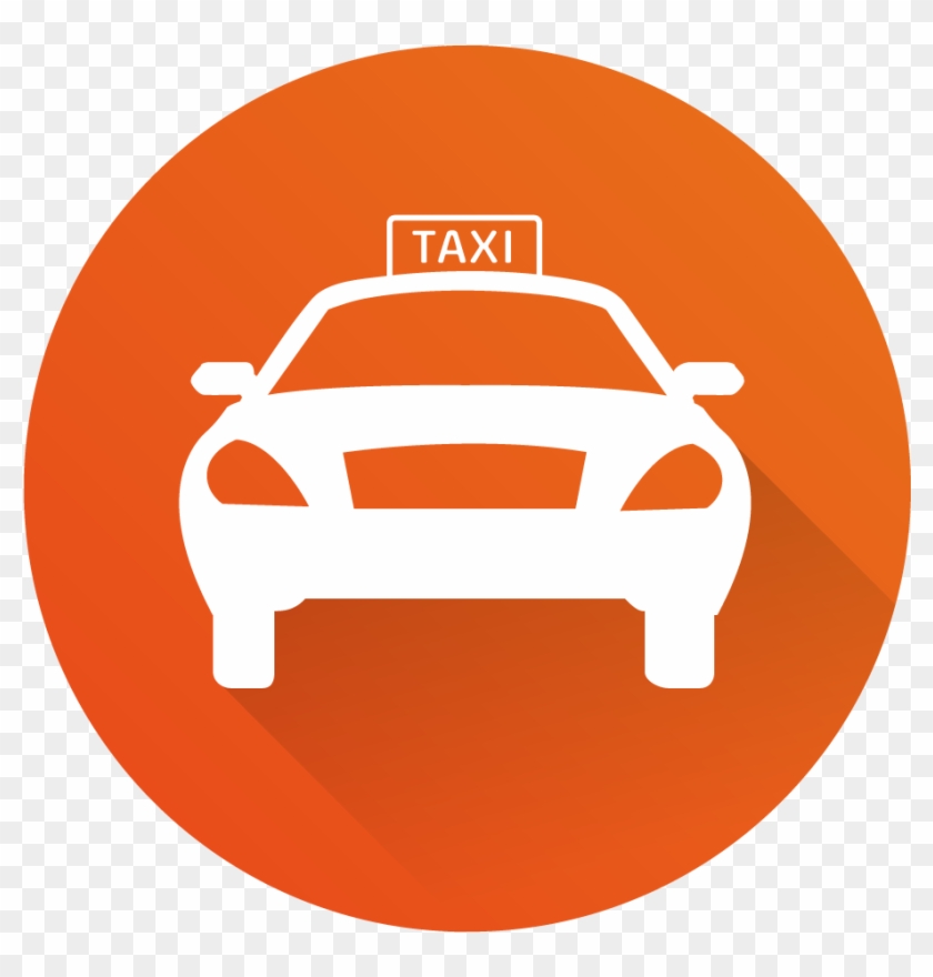Acorn Insurance Taxi Orange And White Icon Image - Portrait Of A Man #979093