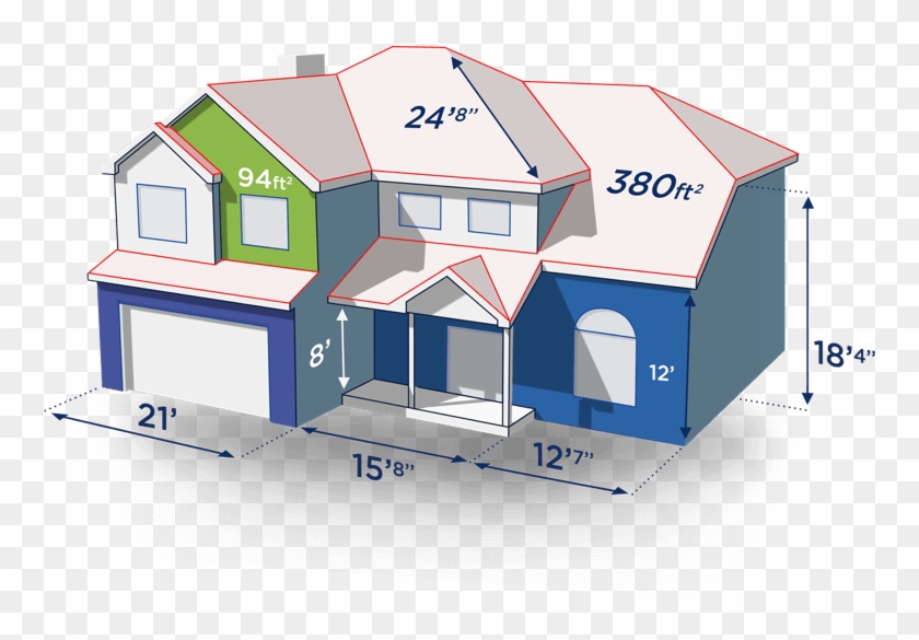 Exterior House Design App Exterior Measurements Example - House Model Measurements #979133