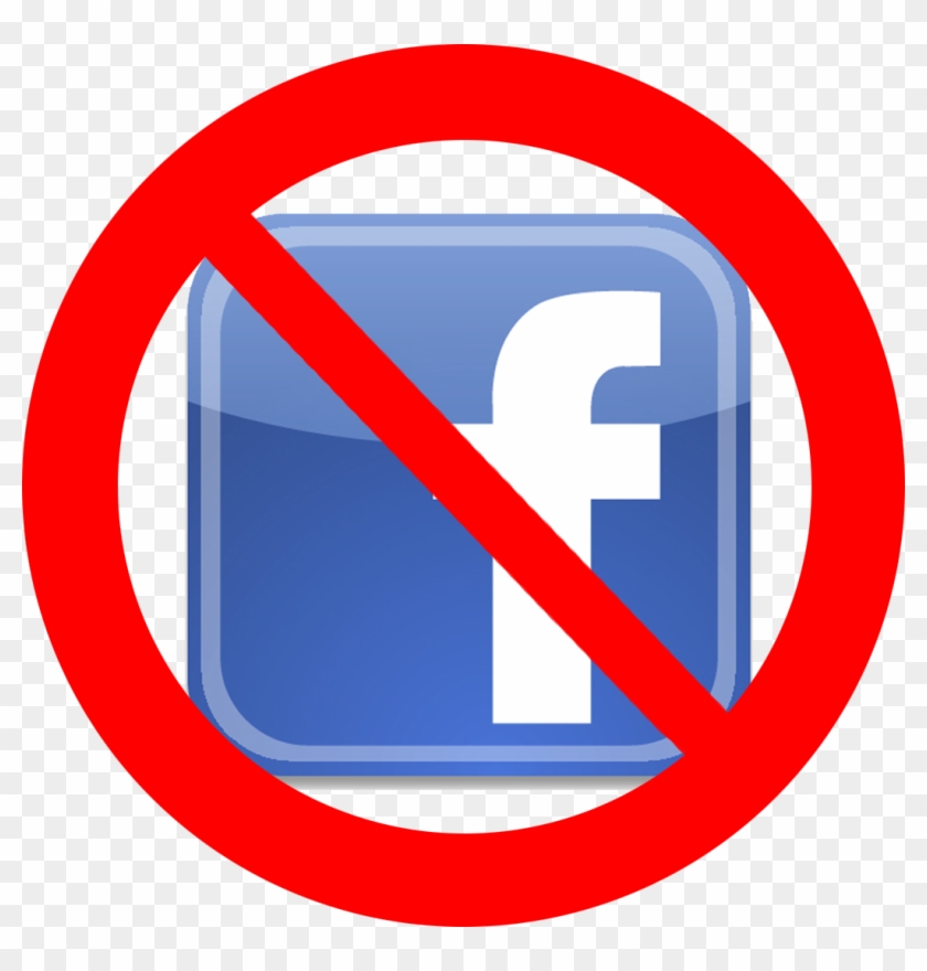 Clipart Break - The - No Facebook Logo Png #979156