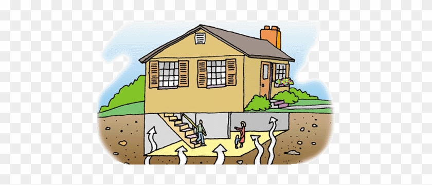 Free House With Basement Vector Image - Radon #979159