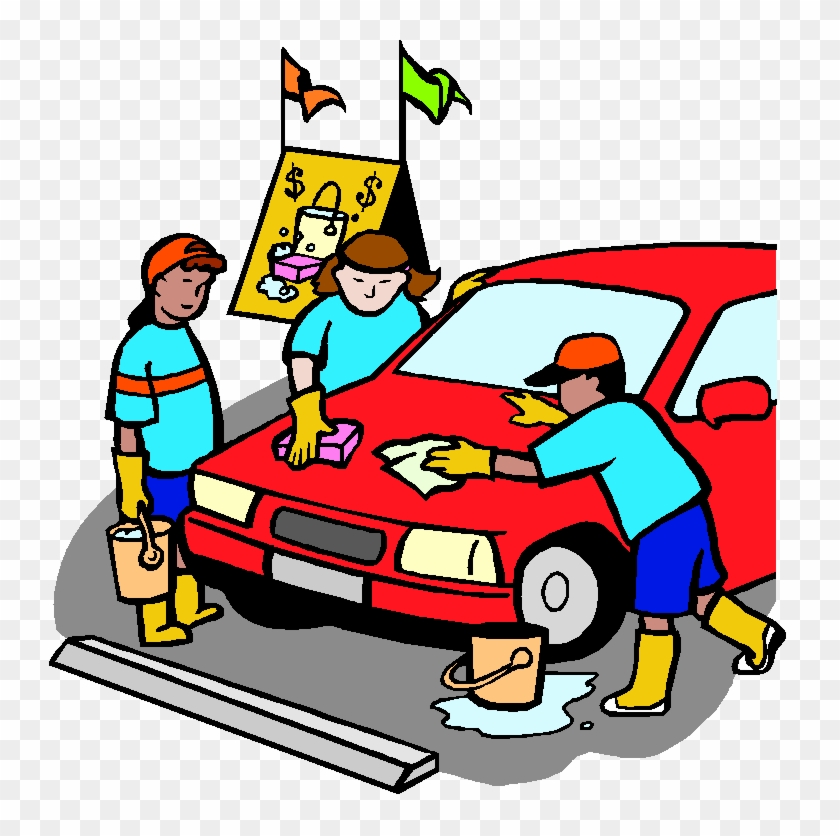 Car Clipart Cartoon - Help Wash The Car #979175