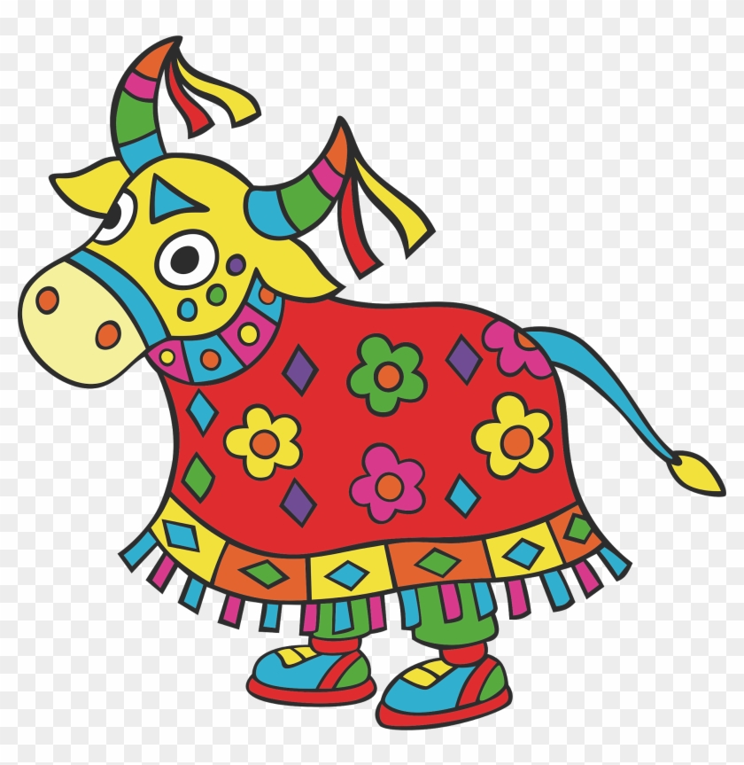 Cattle Ox Bumba Meu Boi Drawing Clip Art - Bumba Meu Boi Png #979205