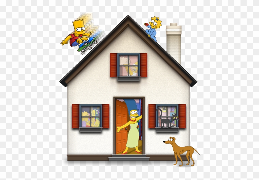 The Simpsons Home Icon, Png Clipart Image - Simpsons Home Icon #979247