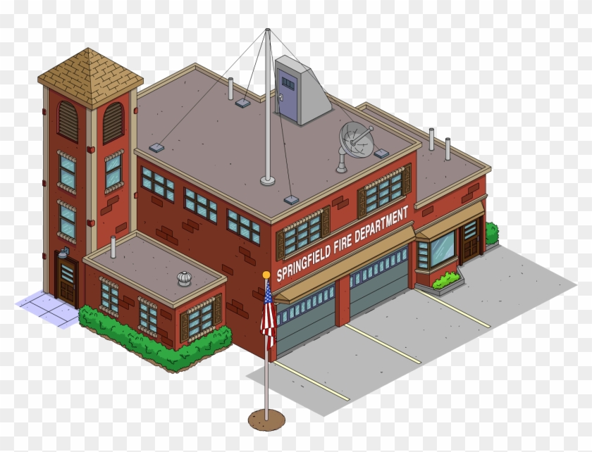 Springfield Fire Department - Simpsons Tapped Out Buildings #979277