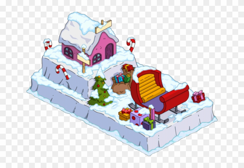 Once You Acquire 580 Presents In The Game , The Christmas - Simpsons Tapped Out Decorations Christmas #979279