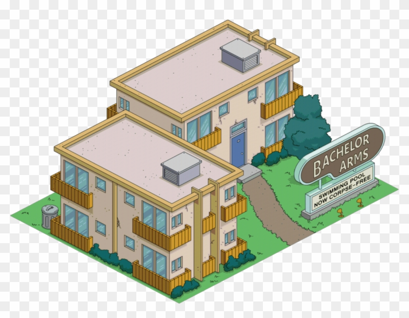 Bachelor Arms Apartments - Bachelor Arms Simpsons Tapped Out #979288