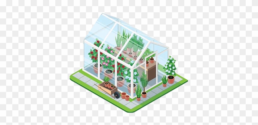 Greenhouse Isometric #979302