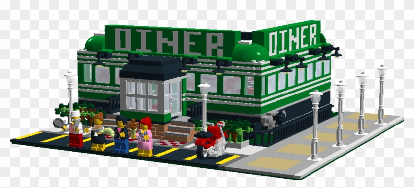 Rail Car Diner - Lego #979428