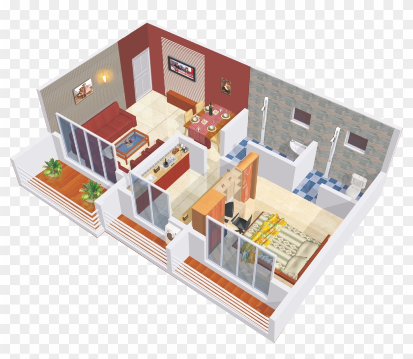 1 Bhk Flat - Norway #979437