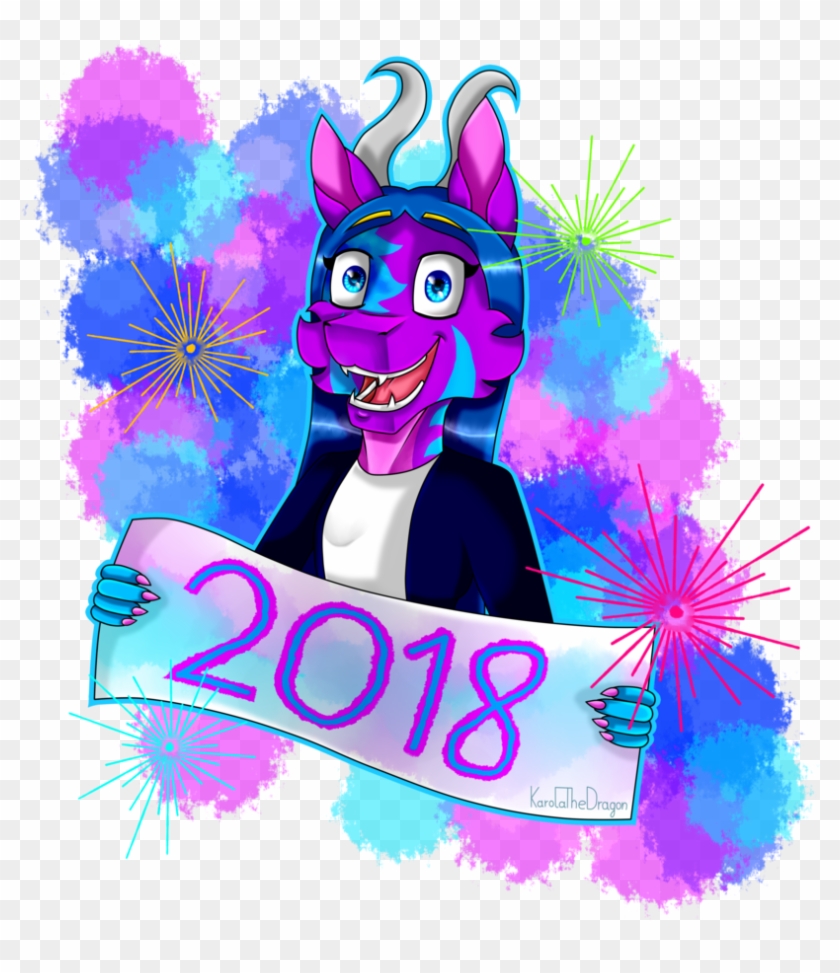 Happy New Year By Karolathedragon - Digital Art #979449