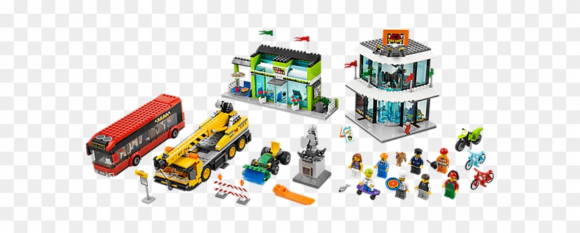 Build An Exciting Day At The Lego® City Town Square - Lego Town Square 60026 #979477