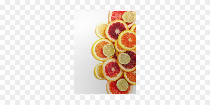 Grapefruit, Orange, Lime And Lemon Slices Poster • - Grapefruit #979581