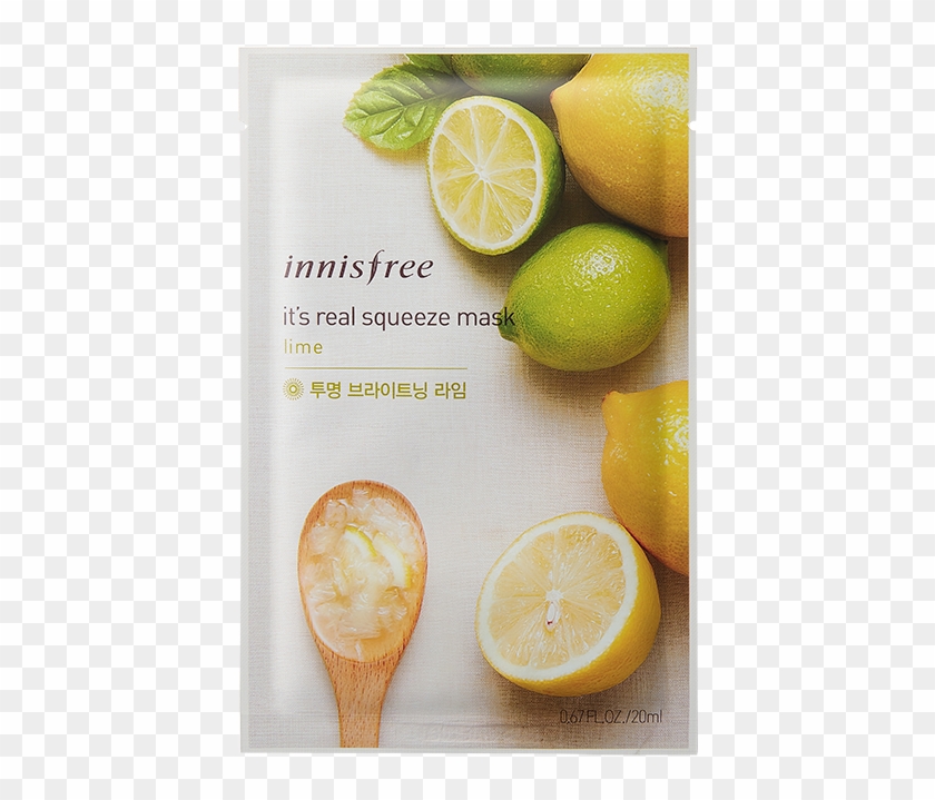 Lime Sheet Mask - Innisfree It's Real Squeeze Mask (lime) 1 Pc #979625