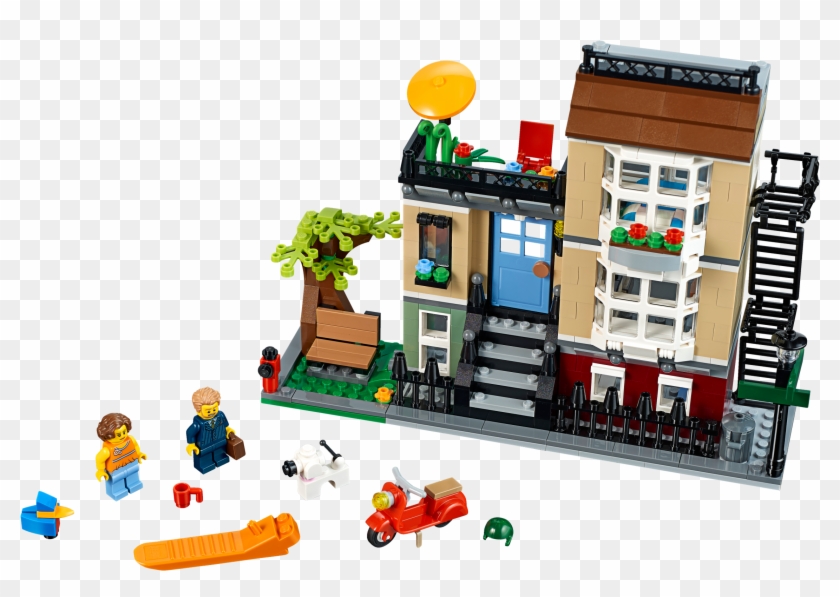 Lego Creator Městský Dům Se Zahrádkou - Lego Creator 31065 3-in-1 Park Street Townhouse #979696