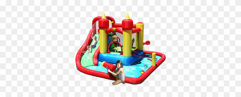 Jump And Splash Funland - Bouncy Castle With Water Slide #979714