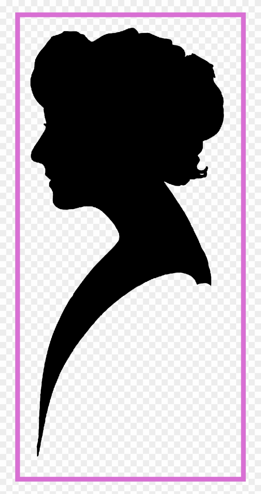 Incredible Old Fashion Silhouette Clip Art Clipart - Woman Clipart Png #979828