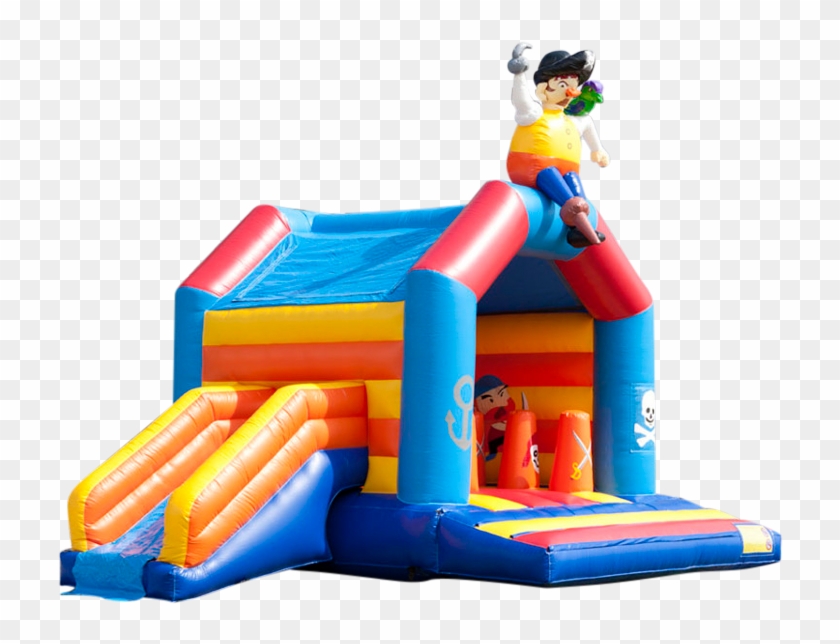 Kombinert Hoppeslott Og Sklie - Inflatable #979903