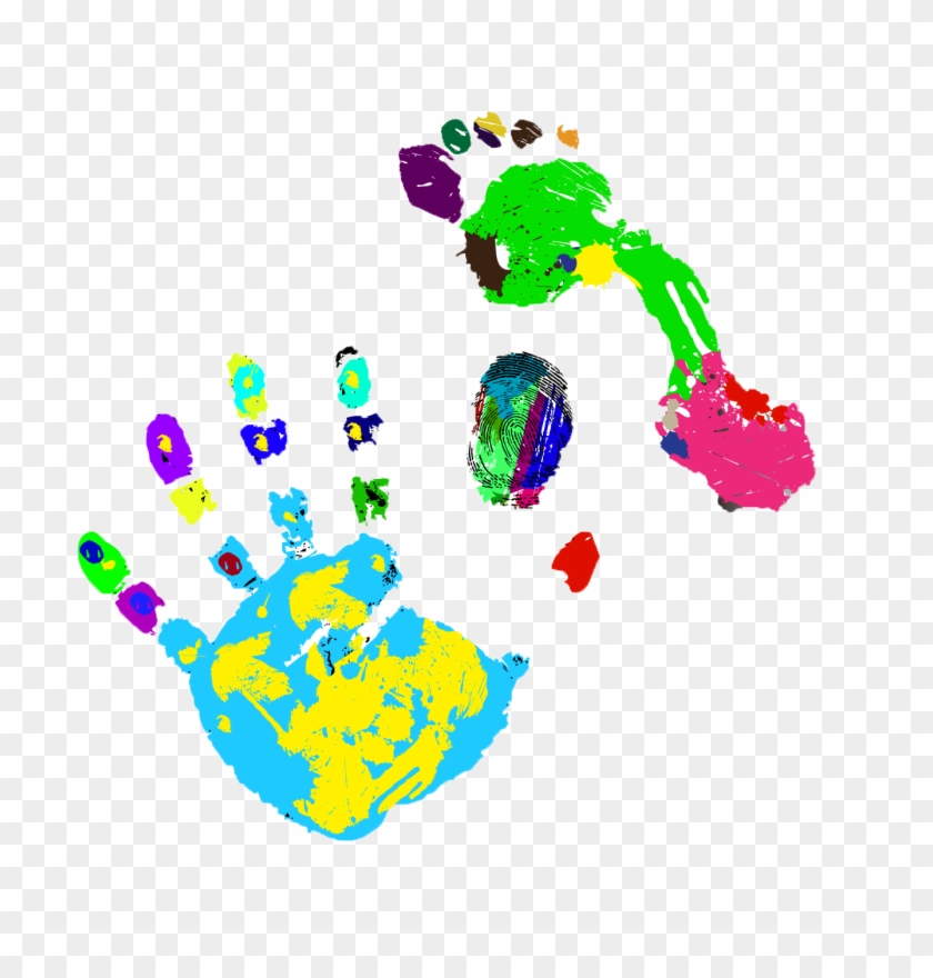 Watercolor Painting Footprint - Paint Footprints #979904
