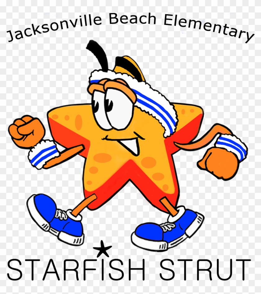 2016 Jacksonville Beach Starfish Strut 5k & - Cartoon #979990