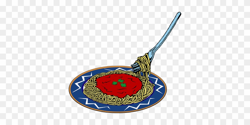 Essen Food Noodle Plate Spaghetti Teller S - Plate Clip Art #980012