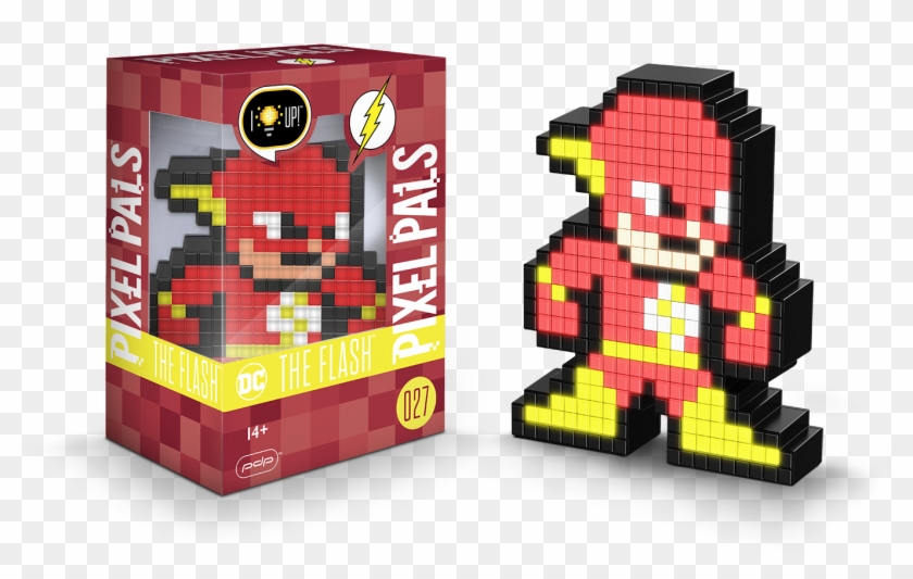 Pdp Pixel Pals Dc Comics The Flash Collectible Lighted - Pixel Pals Mega Man #980126