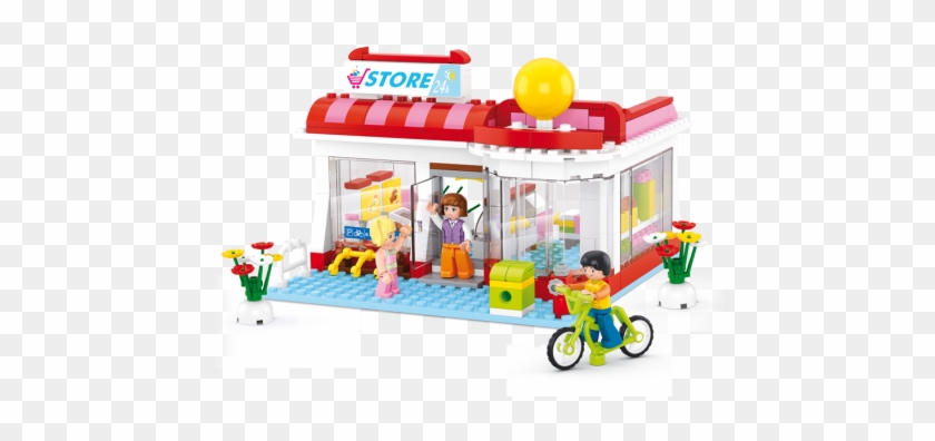 Lego Girls Dream Supermarket Playset - Sluban Dream Girls Supermarket #980257