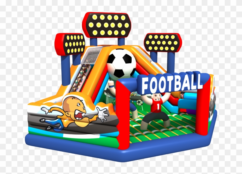 Football Theme Playground Jumping Toy Inflatable Castle - Inflatable #980366