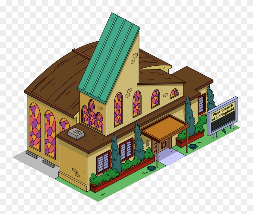 First Church Of Springfield - Simpsons Tapped Out Duffman #980420