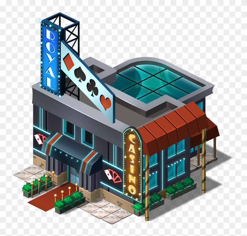 Casino-isometric Building By Ochunk - Casino Building Png #980421