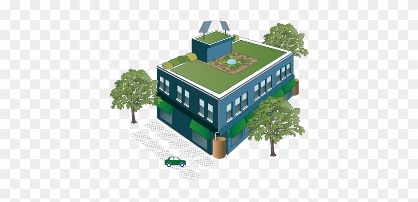 Ian Symbol Urban Green Building - Eco Friendly Buildings Drawing #980439
