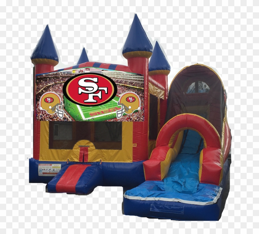 Combo Castle Super Big Front Sf 49ers $200 - Water Slide #980495