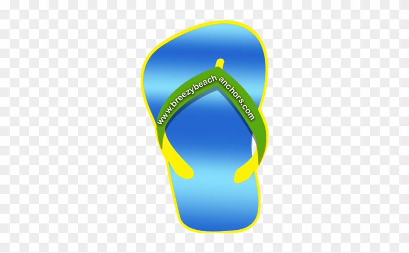 Blue Flip Flop Clips - Flip-flops #980574