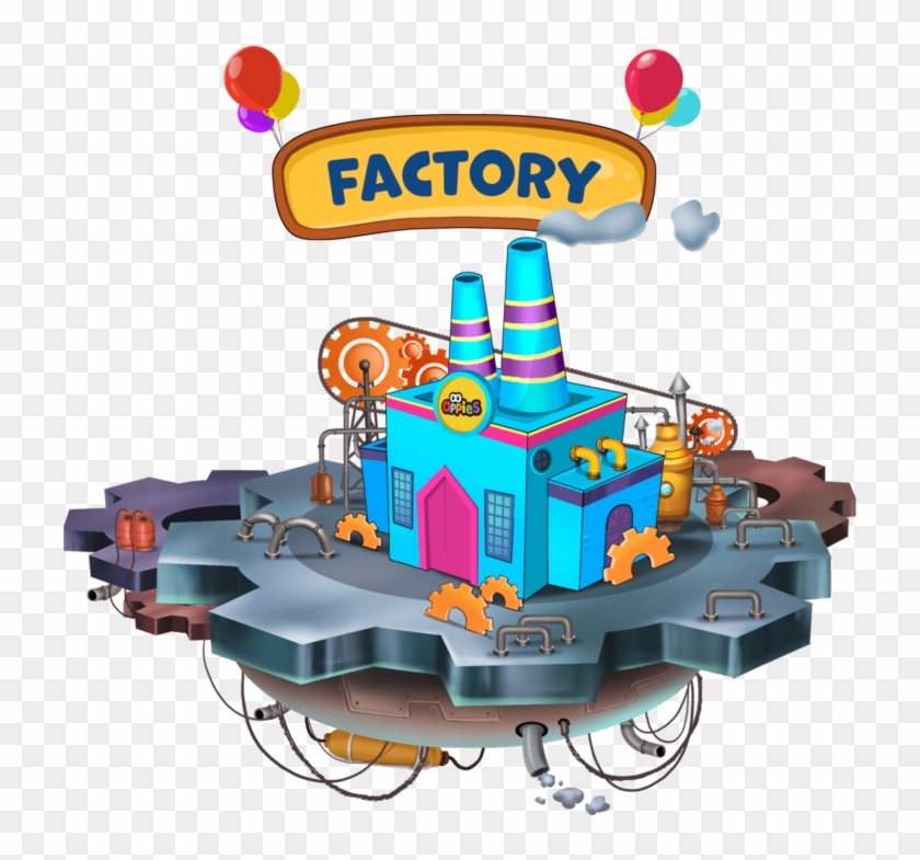 Play School Island Factory - Amusement Ride #980589