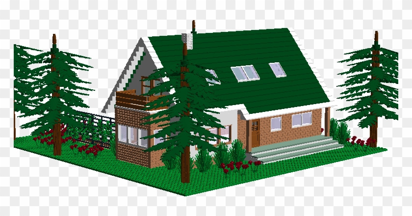 Lego Ideas Lego Country House - Christmas Tree #980599