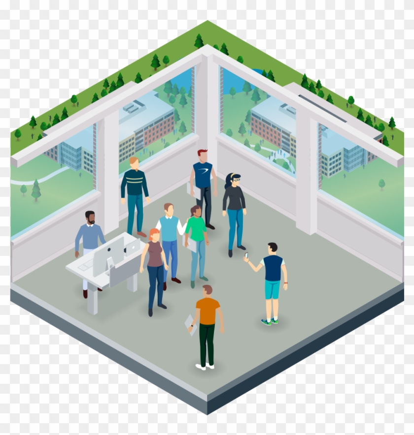 Creative Team Isometric Illustration - Design #980609