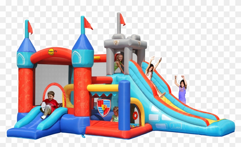 Happy Hop 13 In 1 Medievil Knights 16ft Bouncy Castle - Happy Hop Bouncy Castle 13 In 1 #980685