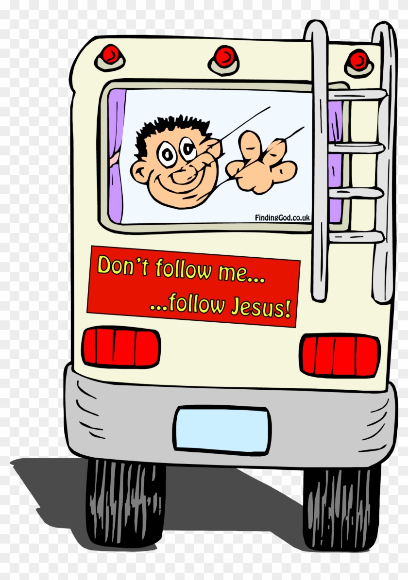Don't Follow Me Follow Jesus - Cartoon #980690