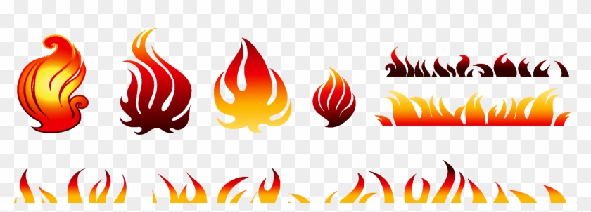 Flame Fire Combustion Illustration - Fire Vector Free Download Ai #980761