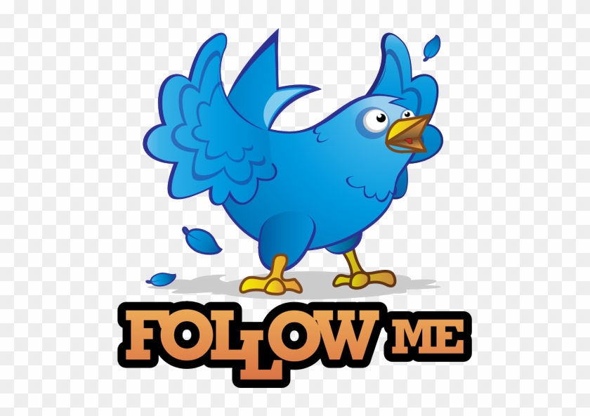Twettgeon Follow Me Icon Png - Twitter Bird #980783
