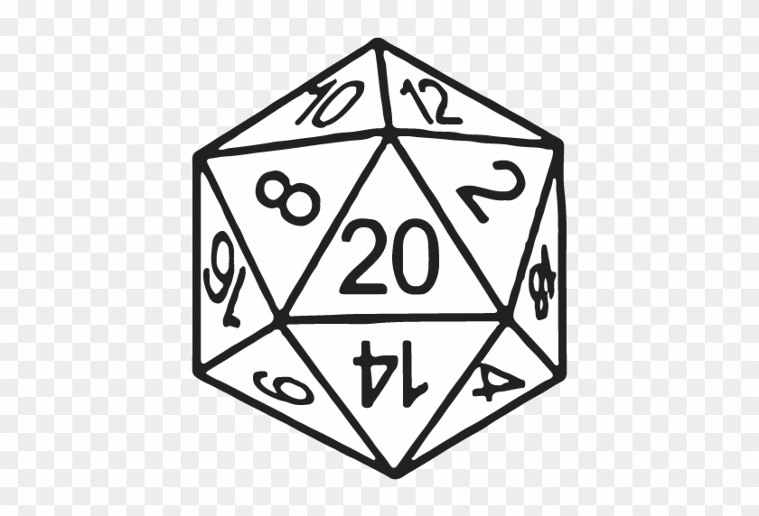 Got A Game - 20 Sided Dice Drawing #980824