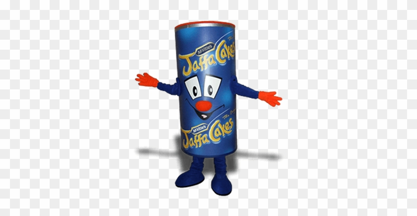 Mcvities Jaffa Cake Tube Mascot Costume - Jaffa Cake Costume #980945