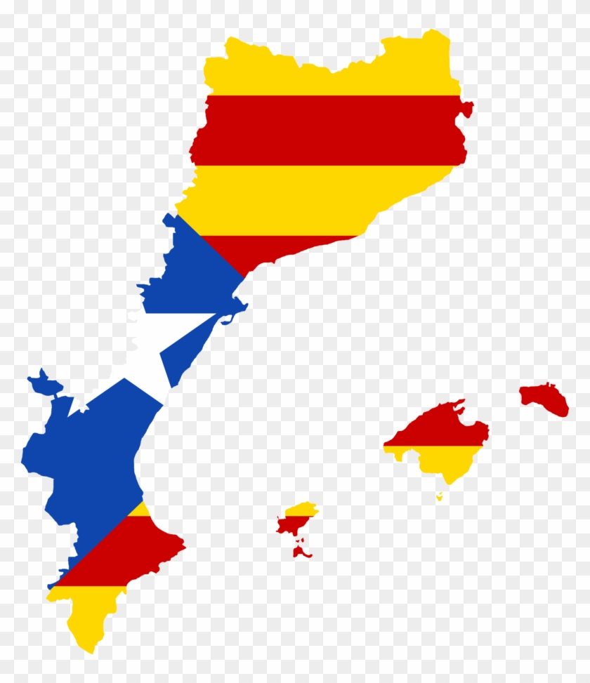 Flag Map Of The Catalan Countries By Theko9isalive - September 25th #981148