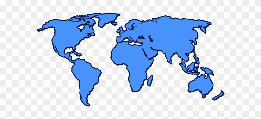 Puppy Select Delivery - World Map Free Png #981190