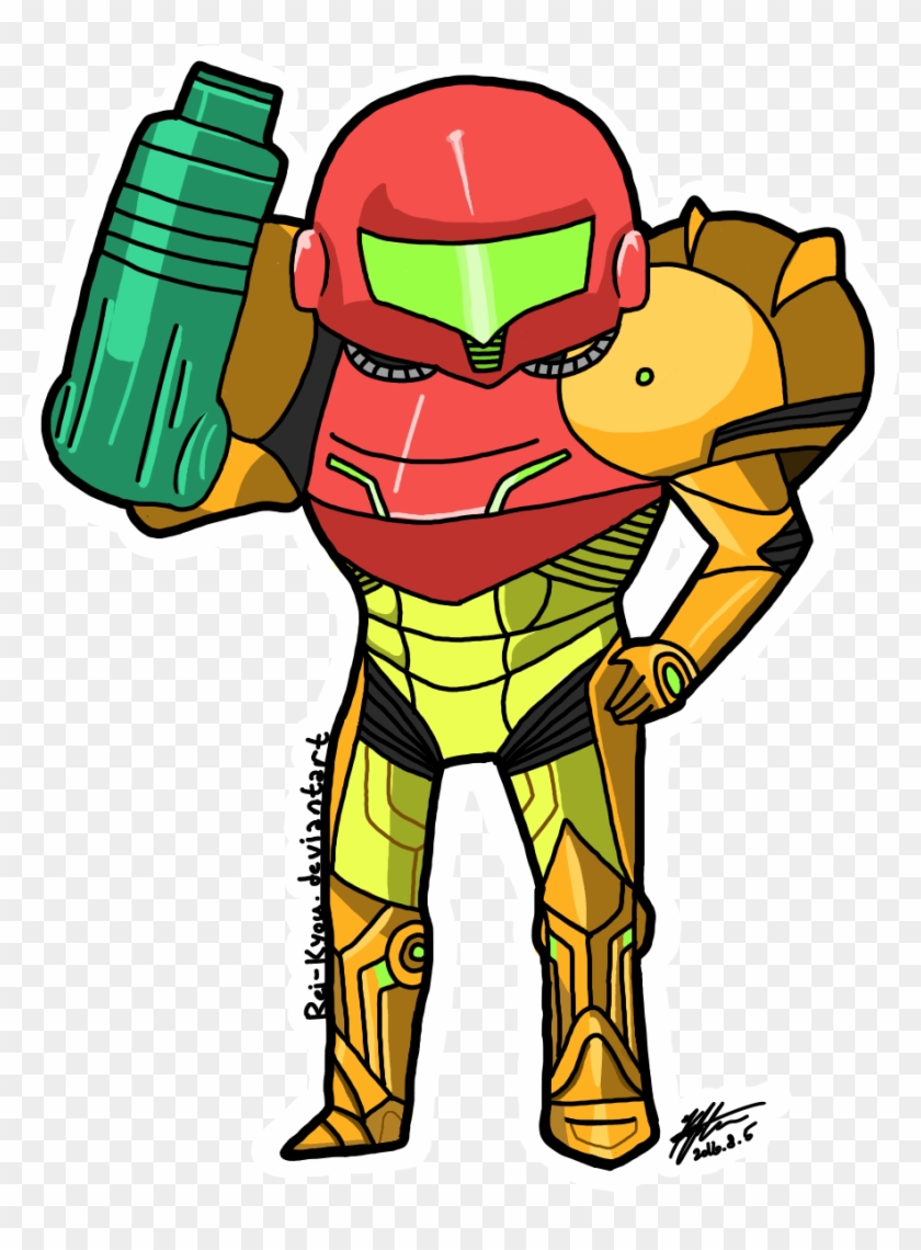 Metroid By Calicco Metroid By Calicco - Cartoon #981454