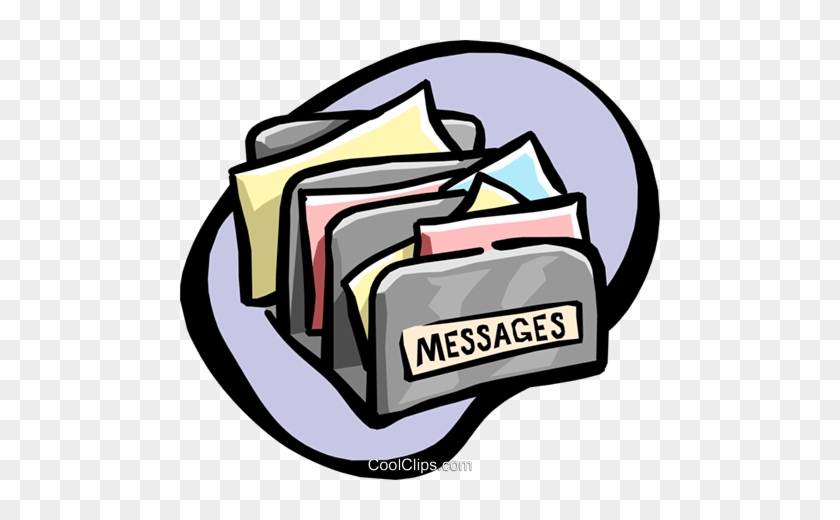 Message Sorter Royalty Free Vector Clip Art Illustration - Information #981470