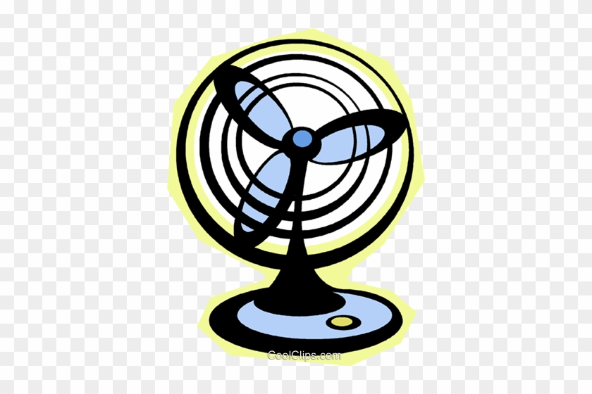 Electric Fan Royalty Free Vector Clip Art Illustration - Ventilador Vetor Png #981523