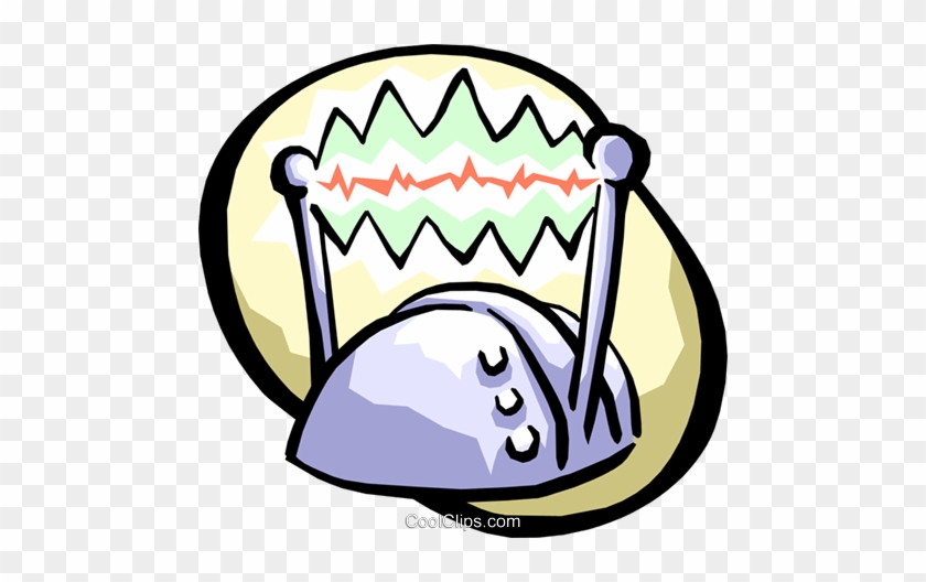 Cartoon Helmet With Electrodes Royalty Free Vector - Electrodes Clipart #981573